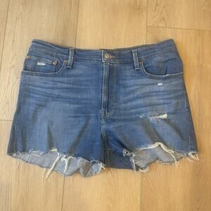 Levi’s High Rise Shorts Women’s Denim Cutoff Jeans High Rise Medium Wash 34